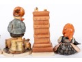 Five Vintage Porcelain Geobel Hummel Figurines