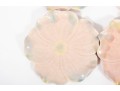 Six Porcelain Lotus Flower Plates