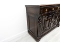 Large Antique Gilded Age Oak Jacobean Buffet 