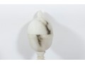Marbled Stone Egg Capsule Lamps And Bowl