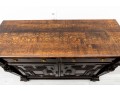 Large Antique Gilded Age Oak Jacobean Buffet 