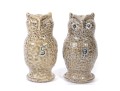 Moore Studio Pottery Ceramic Owl Salt & Pepper Shakers