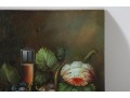 Signed Oil On Board Floral Still Life