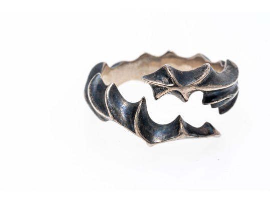 Sterling Silver Fun Lot Of Assorted Bypass Style Rings