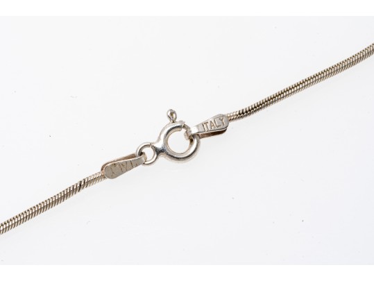 Sterling Amethyst And Garnet Pendant Necklace