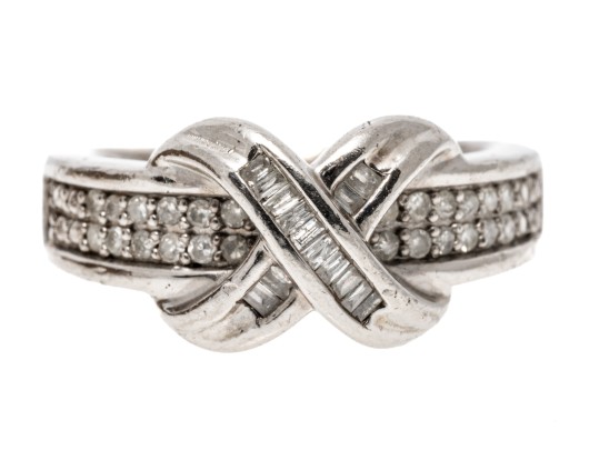 Sterling Silver Pair Of Really Striking Fashion Rings, Size 4.75