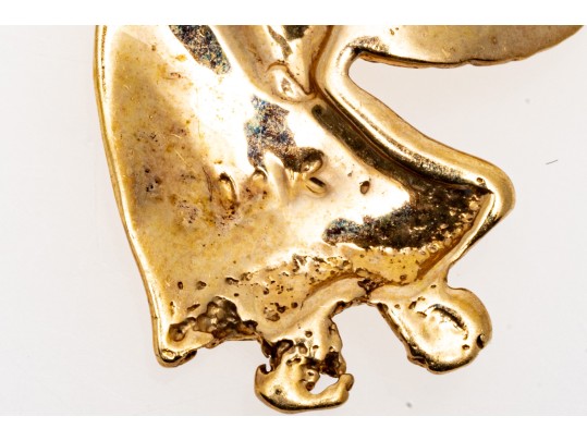 14K Charming Cherub Pendant