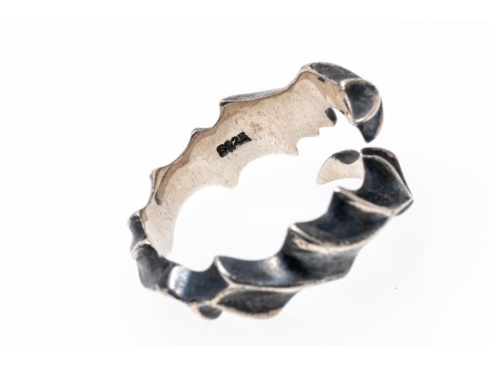 Sterling Silver Fun Lot Of Assorted Bypass Style Rings