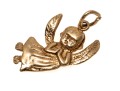 14K Charming Cherub Pendant