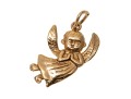 14K Charming Cherub Pendant
