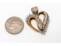 Romantic 10K Diamond Set Pendant