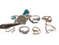 Sterling Silver Fun Lot Of Assorted Bypass Style Rings