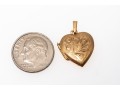 Romantic 10K Heart Locket Pendant