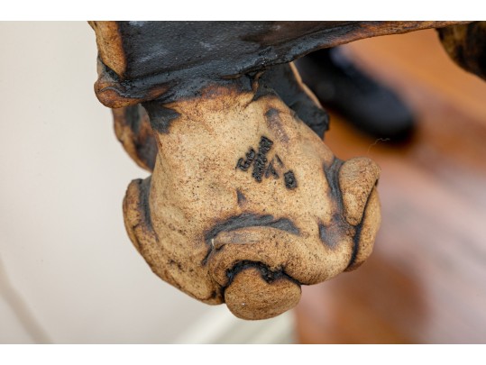 Todd Warner (1945-2022) Ceramic Rhinoscerous 