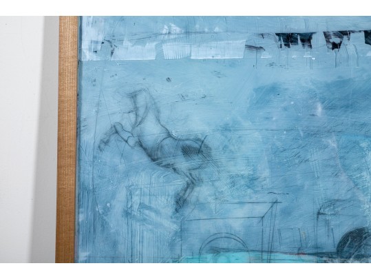 Signed Mixed Media On Paper 