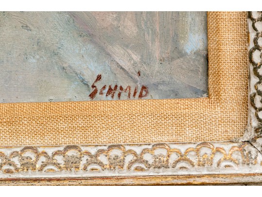 Richard Schmid (American, 1934-2021) Oil On Board, New York Scene