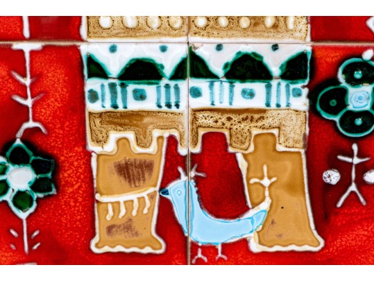 MCM Vintage Dina Tile Plaque