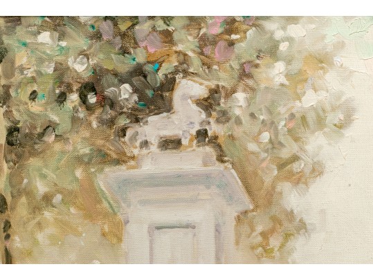 Andre Gisson (American, 1928-2003) Oil On Canvas, Figural Landscape