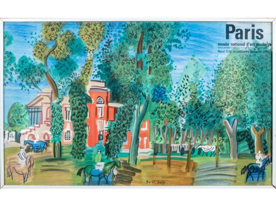 Raoul Dufy Paris Musee National D’art Lithograph Exhibition Poster
