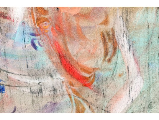 Edna Hibel (American, 1917-2014) Oil On Board, Asian Children