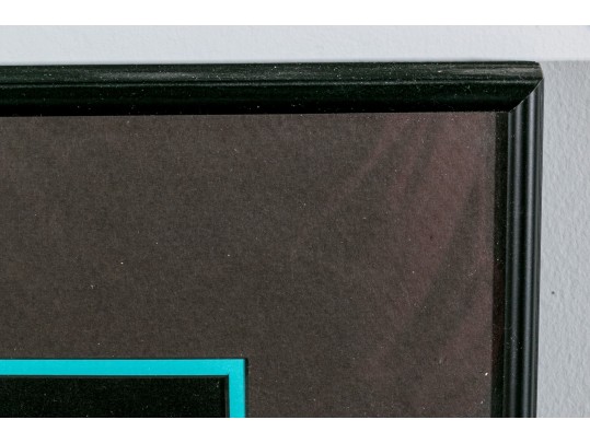 Gary Lancelle (1952-2016) Pastel Painting, Half An Orange Plunging Into Water