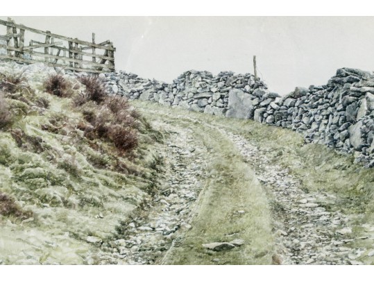 Keith Bowen (Welsh, B. 1950) Watercolor, Landscape, Ca. 1978