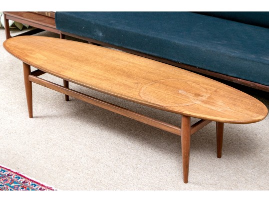 Heritage Henredon Mid-Century Surfboard Coffee Table