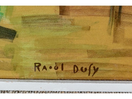 Raoul Dufy Paris Musee National D’art Lithograph Exhibition Poster