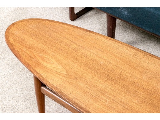 Heritage Henredon Mid-Century Surfboard Coffee Table