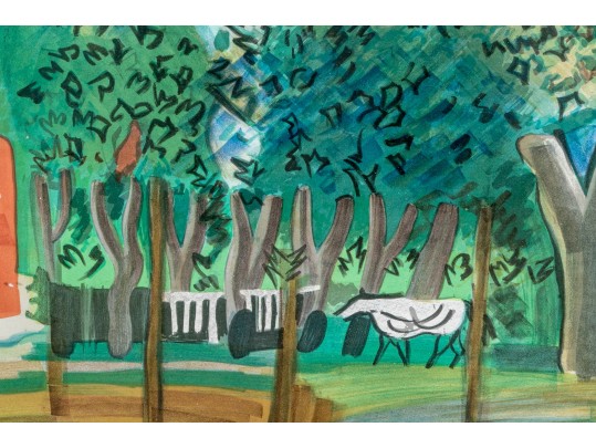 Raoul Dufy Paris Musee National D’art Lithograph Exhibition Poster