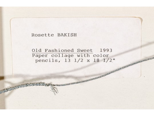 Rosette Bakish (American, 1931-2008) 