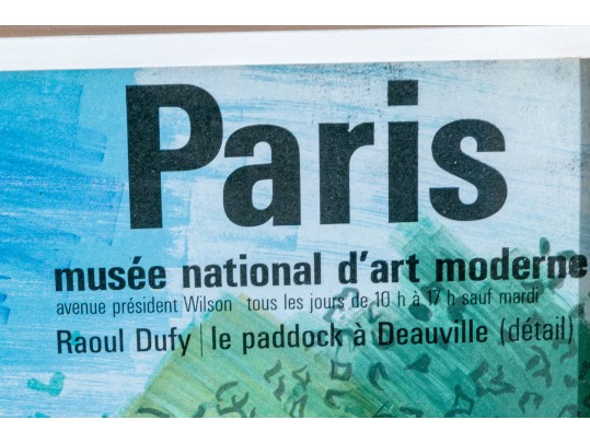 Raoul Dufy Paris Musee National D’art Lithograph Exhibition Poster