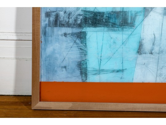 Signed Mixed Media On Paper 