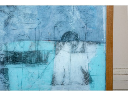 Signed Mixed Media On Paper 