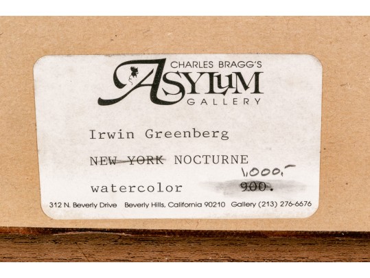 Irwin Greenberg (American, 1922-2009) 