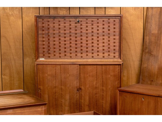 Vintage Danish Modern Teak Wall Unit
