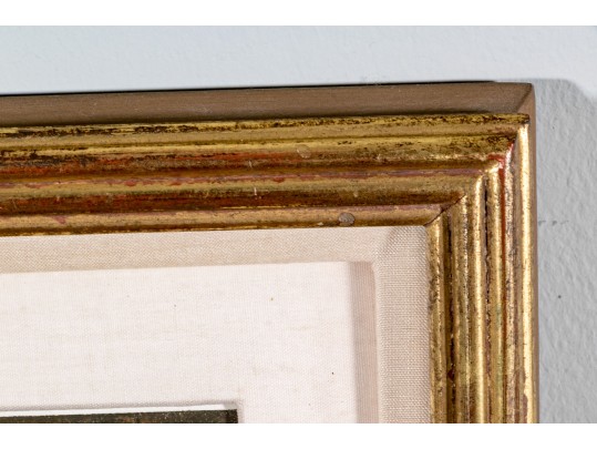 Milt Kobayashi (American, B. 1950) Watercolor, Girl Painting Her Toy Dolls, Ca. 1989