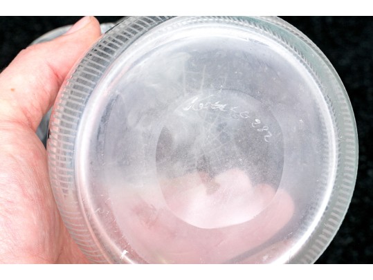 Kosta Crystal Rooster Form Ewer