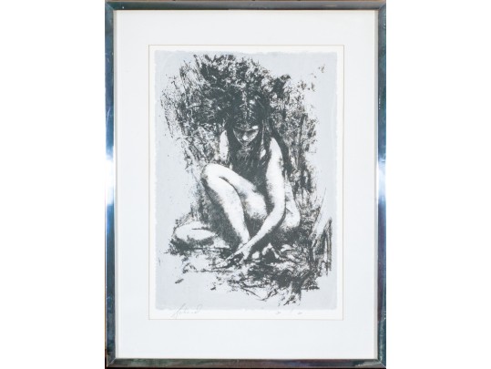 Richard Schmid (1934-2021) Limited Edition Etching Of A Young Woman