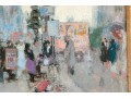 Richard Schmid (American, 1934-2021) Oil On Board, New York Scene