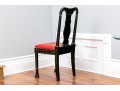 Antique Chinoiserie Carved And Lacquered Side Chair