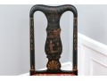 Antique Chinoiserie Carved And Lacquered Side Chair