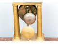 19th Century French Bergmiller Gilt Portico Clock