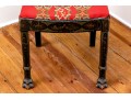 Antique Chinoiserie Carved And Lacquered Side Chair