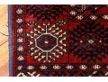 Vintage Hand Knotted Wool Bokara Carpet, 6'-4