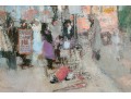 Richard Schmid (American, 1934-2021) Oil On Board, New York Scene