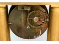 19th Century French Bergmiller Gilt Portico Clock