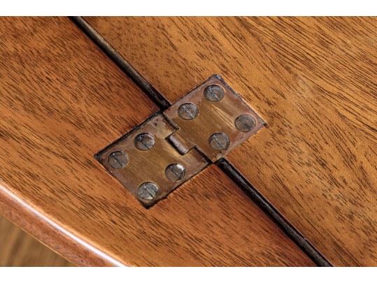 Vintage (Baker?) Parquetry Top Butlers Table