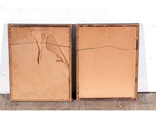 Pair Of Antique English Hunt Prints