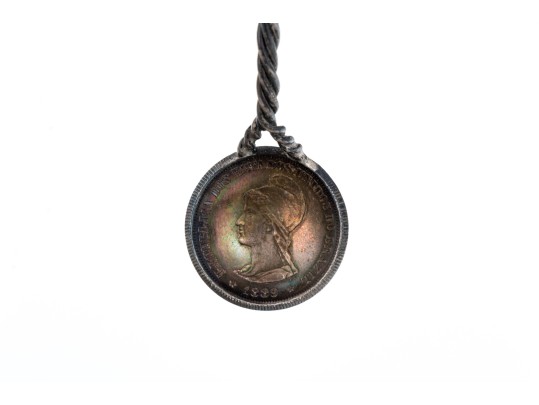 Six Brazil Vintage Coins Made Into Long Handled Spoons 